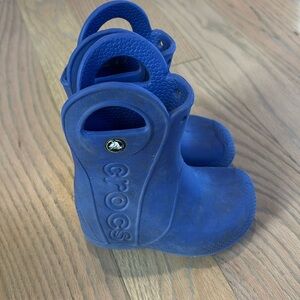 CROCS Kids Blue Boots